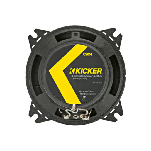 Kicker 4" Coaxial Speakers CS-Series CSC4 4-Ohm Pair - 46CSC44