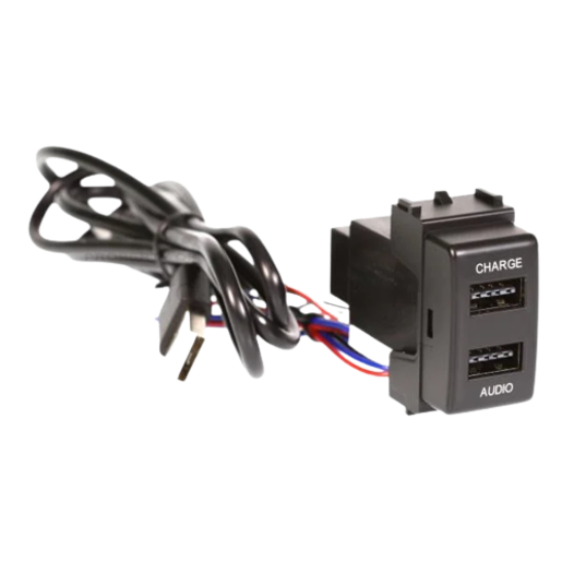 Aerpro Dual USB Charge And Sync To Suit Nissan 21mm X 36mm - APUSBNS2 