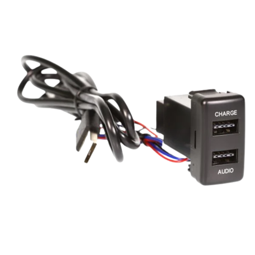 Aerpro Dual USB Charge and Sync To Suit Toyota 22mm X 40mm - APUSBTO2 