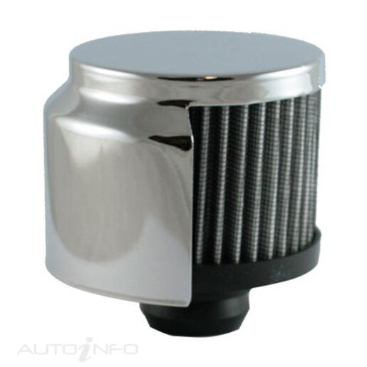 Redline OIL CAP CHROME PUSH IN WITH HOODED SHIELD - 26-85