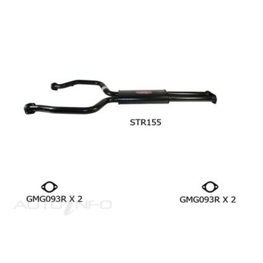 Redback Sports Exhaust System - STR155