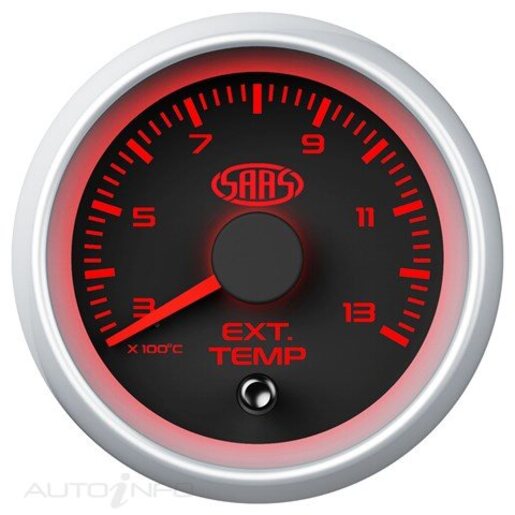 EXHAUST TEMP GAUGE 300-1300 SERIES2 52MM BLACK