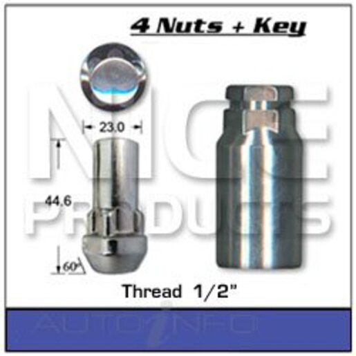 Nice Products Wheel Nut - Locking - CL2LOCK