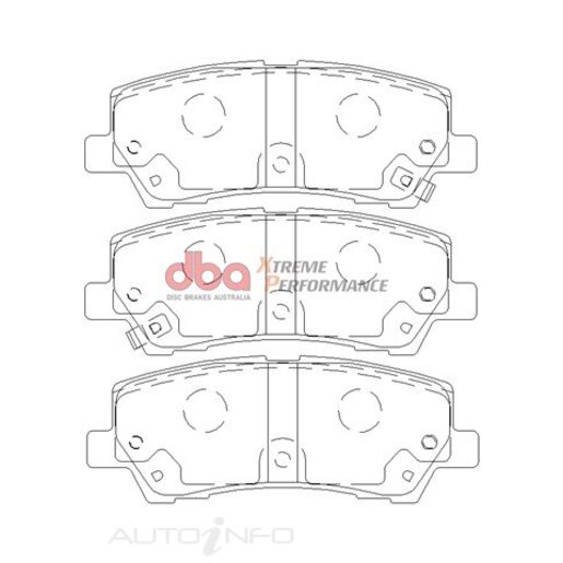 DBA Rear Xtreme Performance Brake Pads - DB9022XP