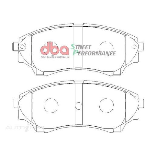 DBA Front Street Performance Brake Pads - DB1681SP