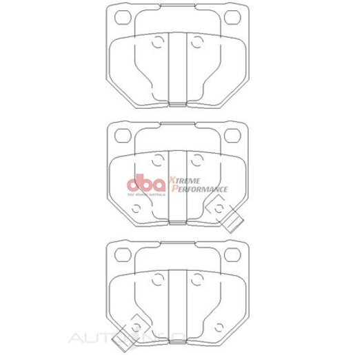 DBA Rear Xtreme Performance Brake Pads - DB1220XP