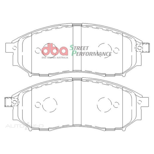 DBA Front Street Performance Brake Pads - DB1696SP