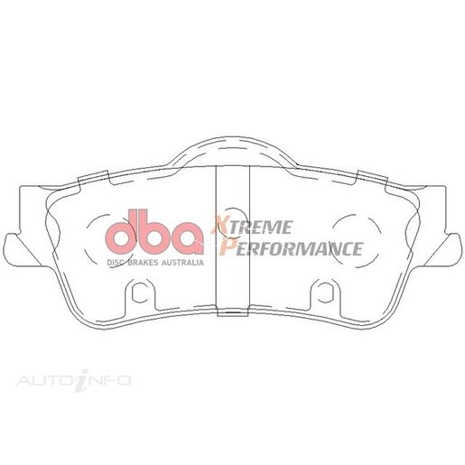 DBA Rear Xtreme Performance Brake Pads - DB1766XP