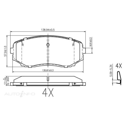 DBA Front Street Performance Brake Pads - DB1916ASP