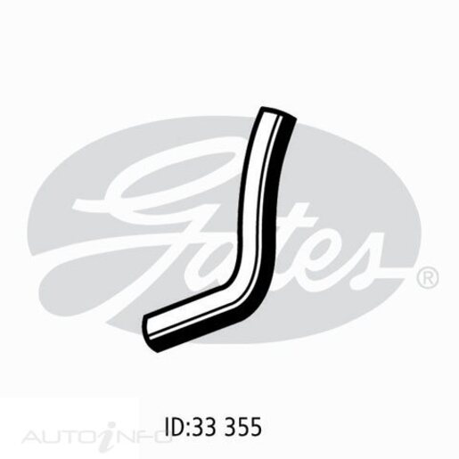 Gates Upper Radiator Hose - 05-0848