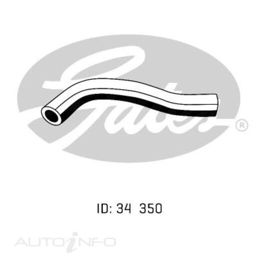 Gates Upper Radiator Hose - 05-0839