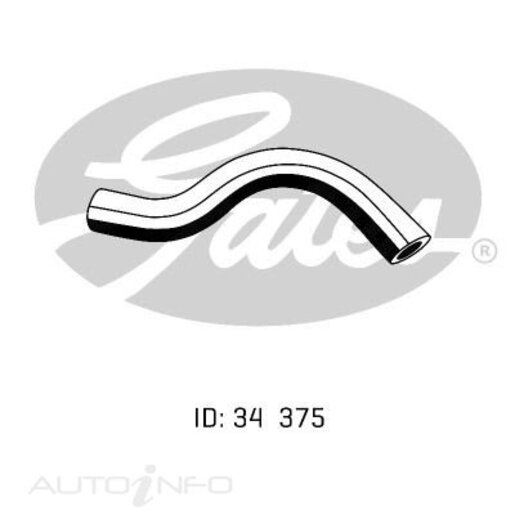 Gates Upper Radiator Hose - 05-0841