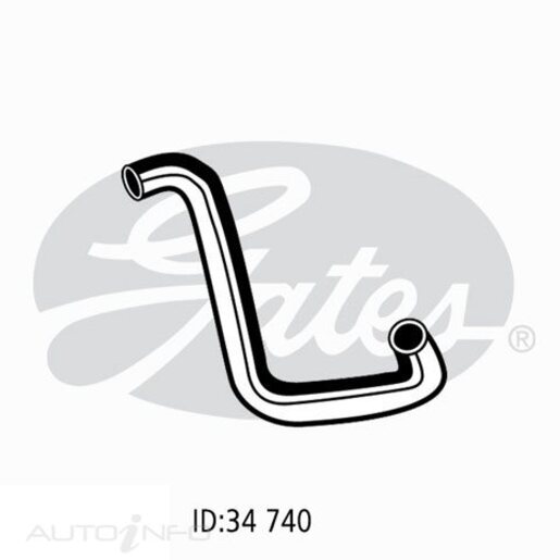 Gates Lower Radiator Hose - 05-0829