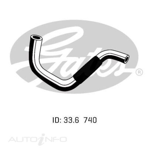 Gates Lower Radiator Hose - 05-0829