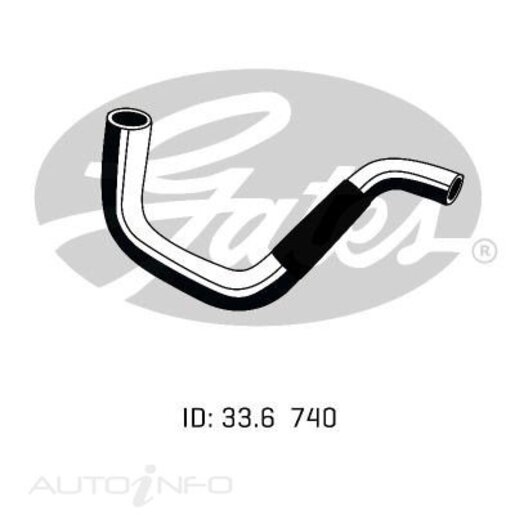 Gates Lower Radiator Hose - 05-0825