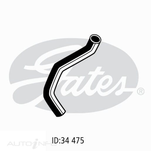 Gates Upper Radiator Hose - 05-0856