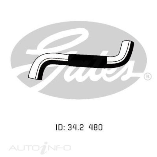 Gates Lower Radiator Hose - 05-0828