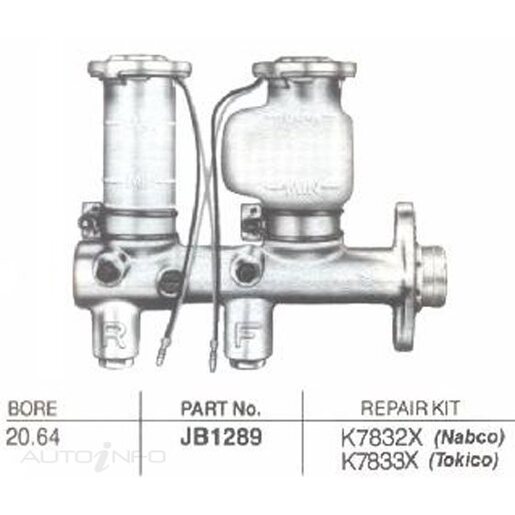 Protex Brake Master Cylinder - JB1289