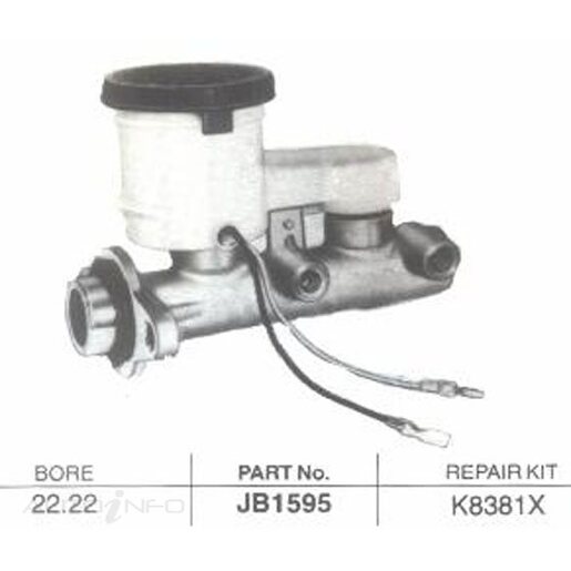 Protex Brake Master Cylinder - JB1595