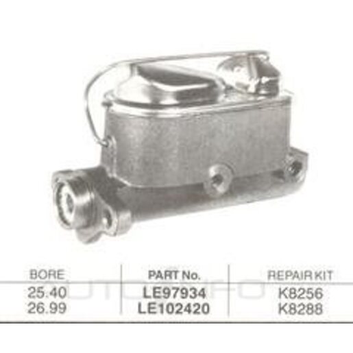 Protex Brake Master Cylinder - LE97934