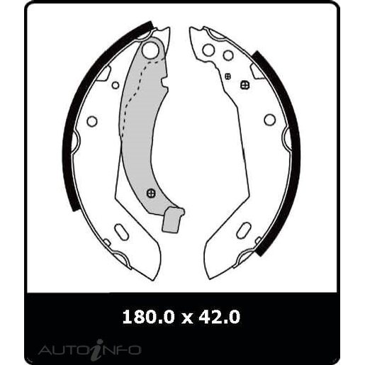 Protex Brake Shoes - Rear - N3032