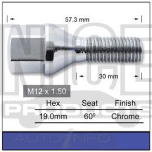 Nice Products Wheel Bolt - NR318