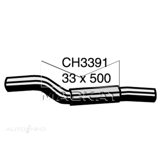 Mackay Radiator Upper Hose - CH3391