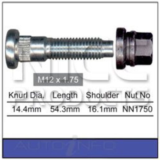 Nice Products Wheel Stud & Nut Set - NS1750