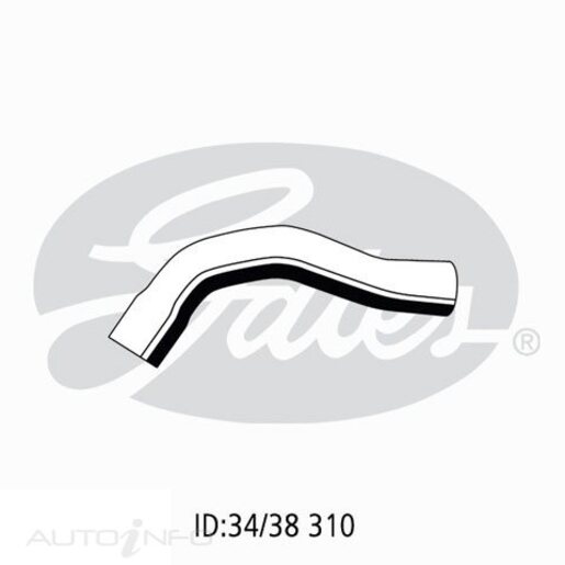 Gates Upper Radiator Hose - 05-1966