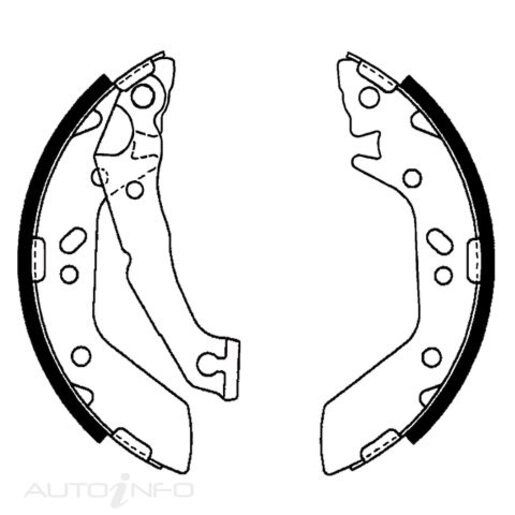 Bendix Rear Brake Shoes - BS1779