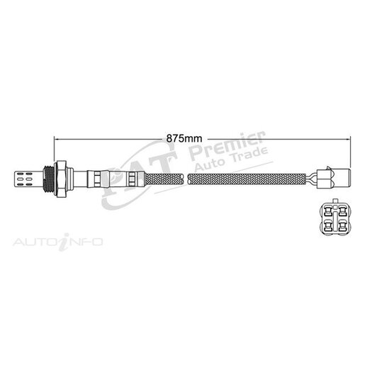 PAT Premium Oxygen/Lambda Sensor Pre-Catalytic Converter/Manifold - EGO-496