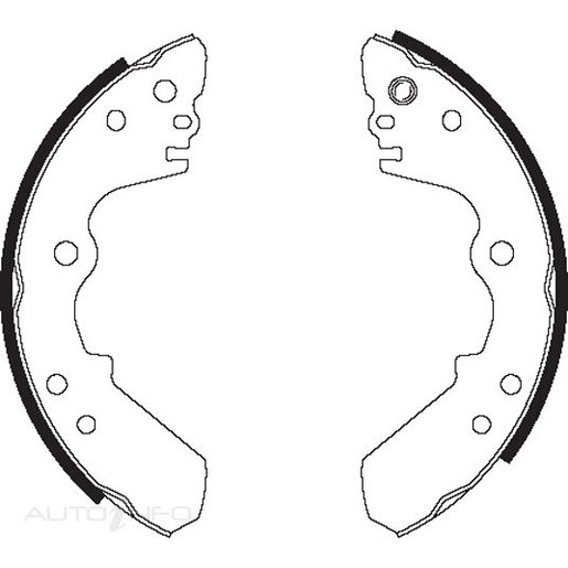 Bendix Rear Brake Shoes - BS1662