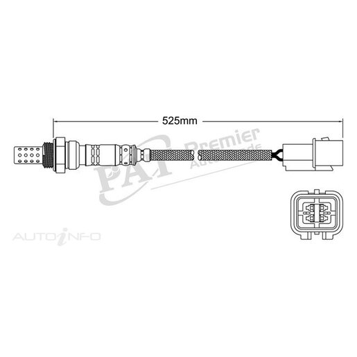 PAT Premium Oxygen/Lambda Sensor Post Catalytic Converter - EGO-531