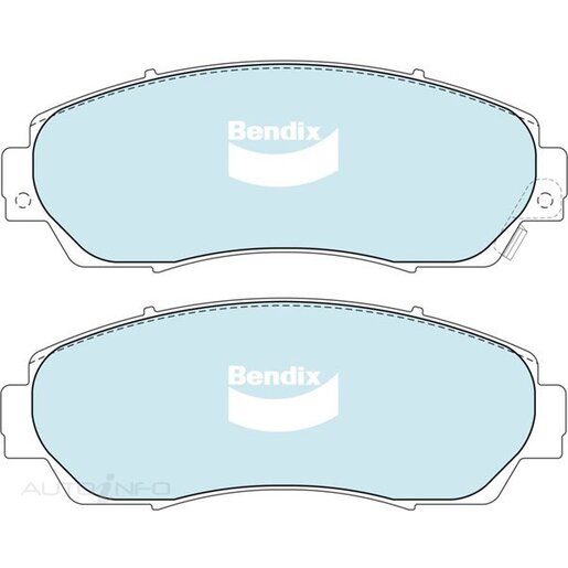 Bendix 4WD Front Brake Pads - DB1843-4WD