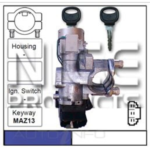 Nice Products Ignition Switch & Lock Assembly - NIC232