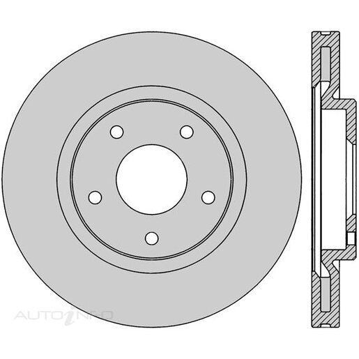 Bendix 4WD Rear Brake Pads - DB2003-4WD