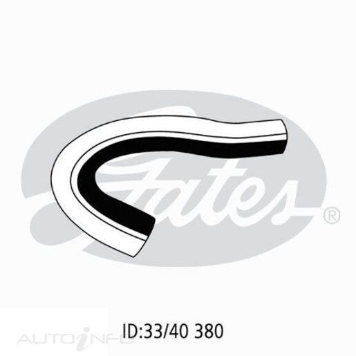 Gates Upper Radiator Hose - 05-2057