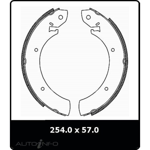 Protex Brake Shoes - Rear - N3025