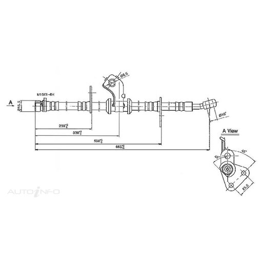 Protex Hydraulic Hose - Front - H1835