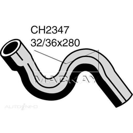 Mackay Radiator Upper Hose - CH2347