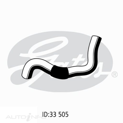 Gates Lower Radiator Hose - 05-2074