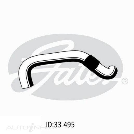 Gates Lower Radiator Hose - 05-2072