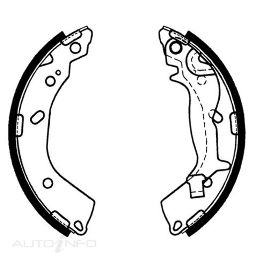 Bendix Rear Brake Shoes - BS1780