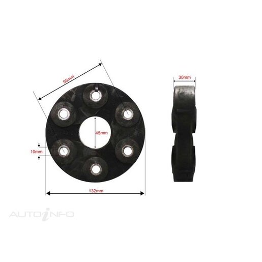 BWS Drive Shaft Coupling/Flex Joint - RCA5231