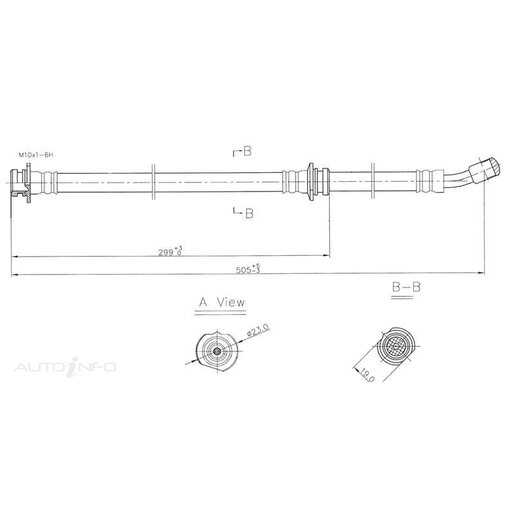 Protex Hydraulic Hose - Front - H1515