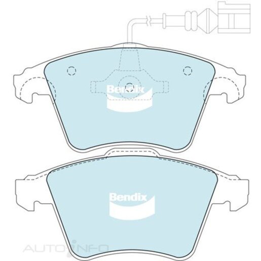 Bendix HD Front Brake Pads - DB1947-HD