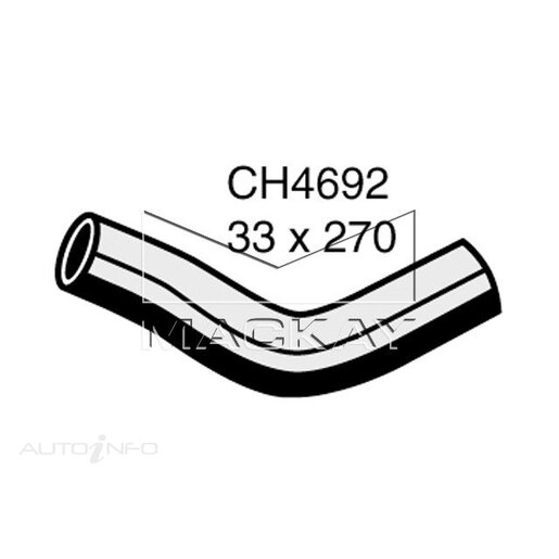 Mackay Radiator Upper Hose - CH4692