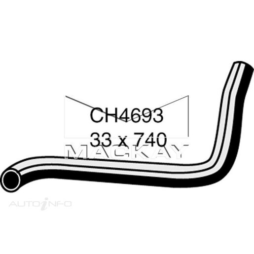 Mackay Radiator Lower Hose - CH4693