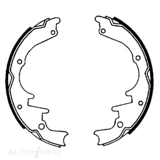 Bendix Front Brake Shoes - BS1336