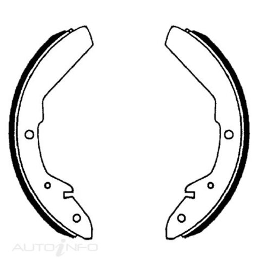 Bendix Rear Brake Shoes - BS1377